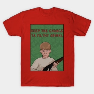 Home Alone "Keep The Change Ya Filthy Animal" Funny Quote, Christmas T-Shirt